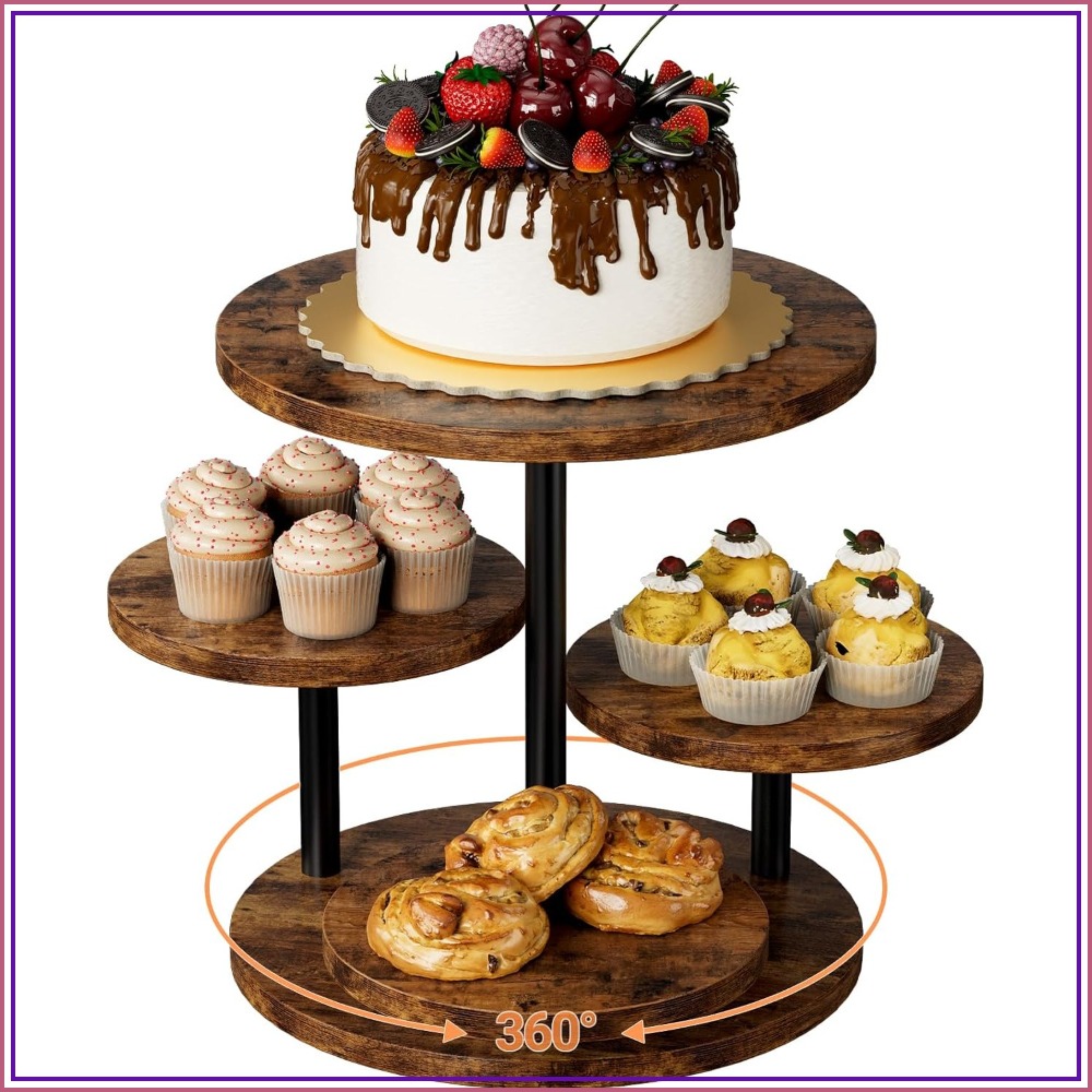 4 Tier Cupcake Stand for 50 Cu - Cupcake Stand Tier avaliação e preço