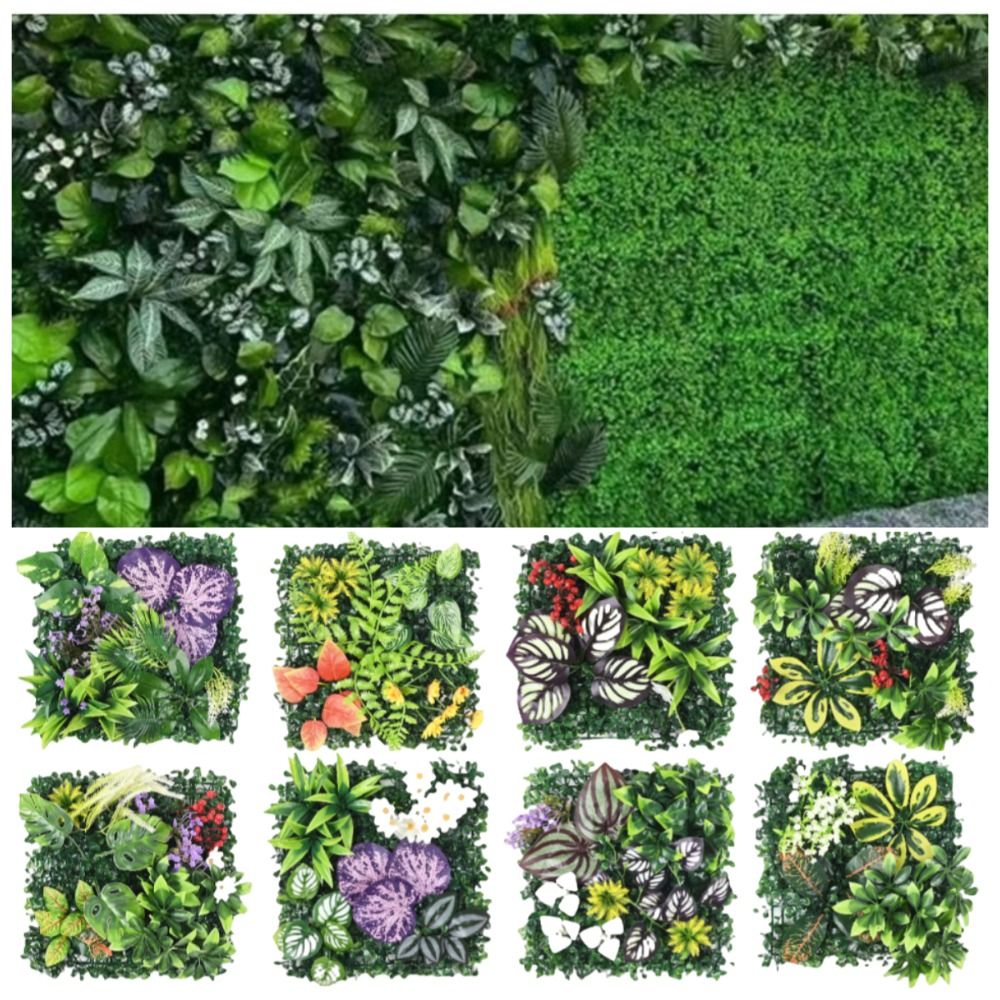 DIY Artificial Plant Wall Pane - Flower Wall Panel avaliação e preço