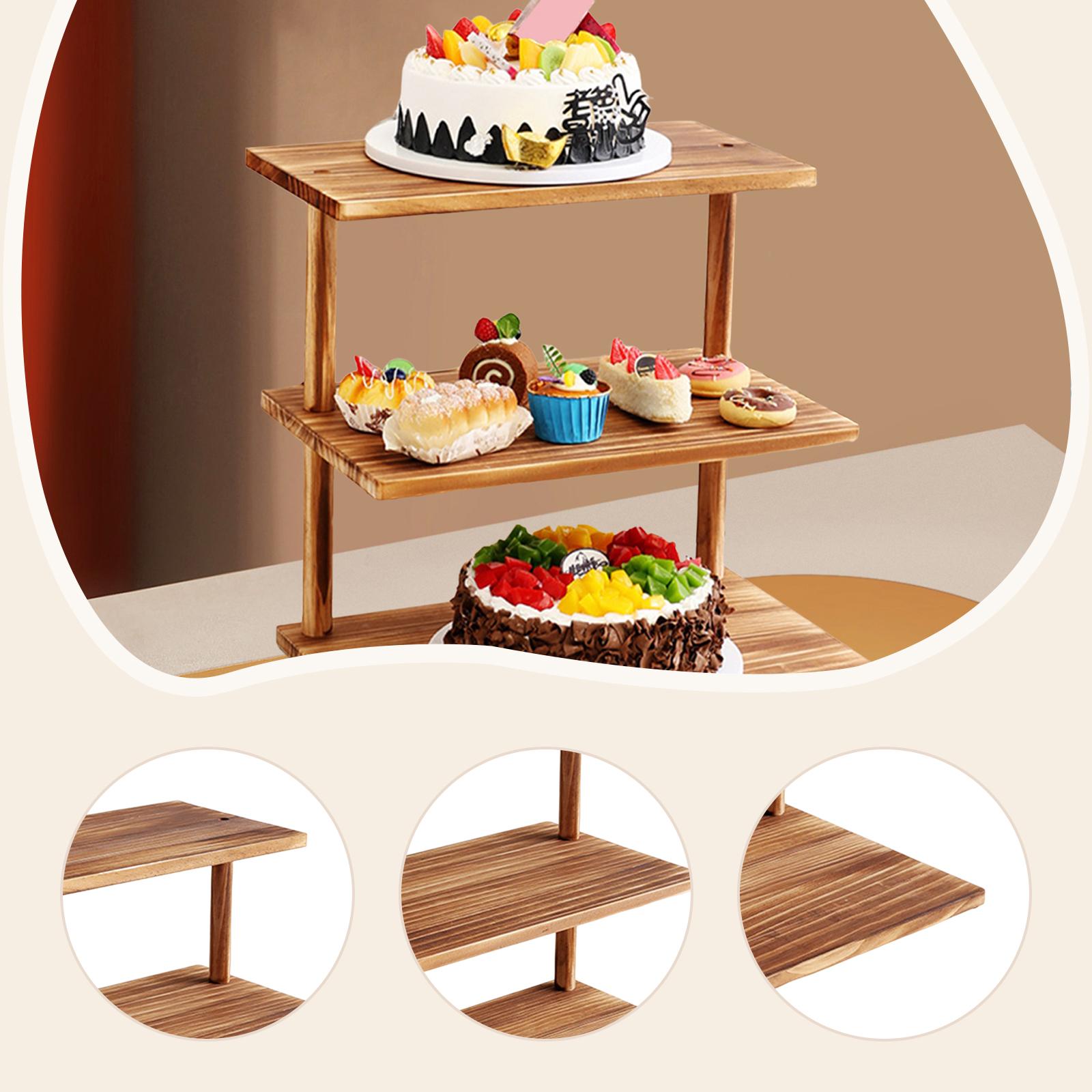 Sturdy 3 Tier Cupcake Stand Wo - Cupcake Stand Tier avaliação e preço