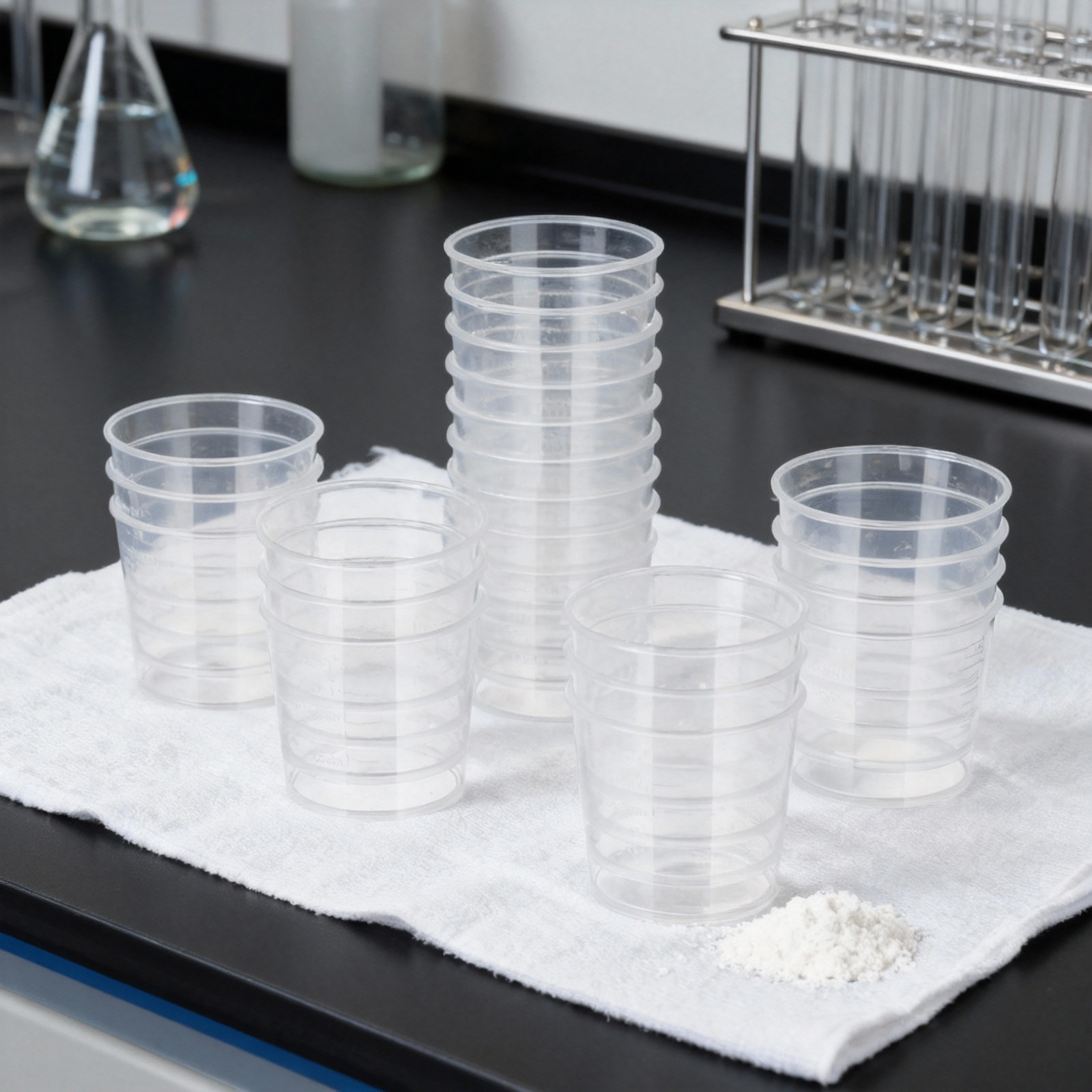 50Pcs Plastic Graduated Measur - Plastic Cup 50Pcs avaliação e preço