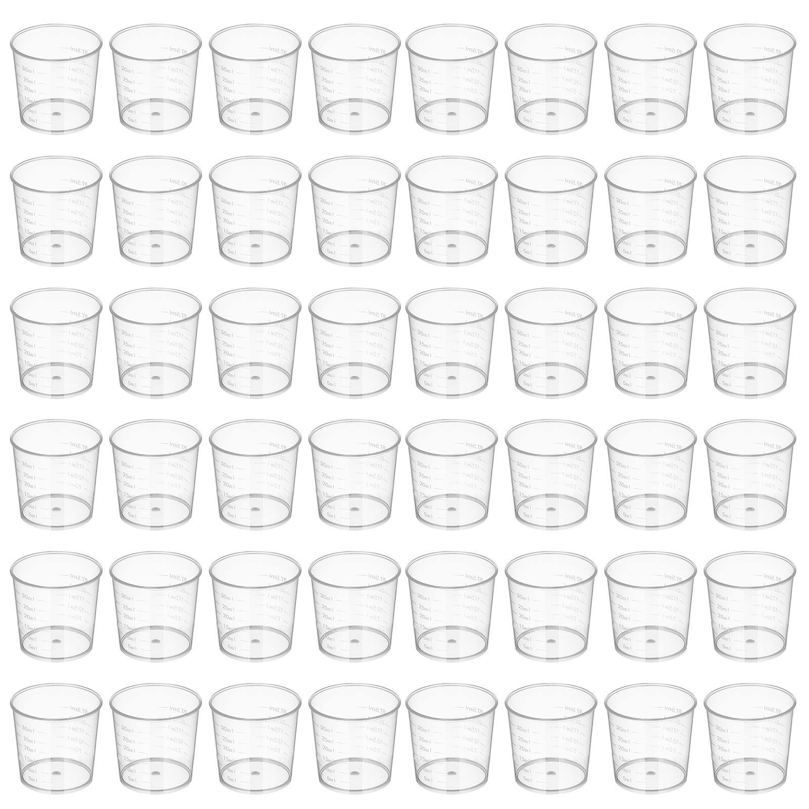 50Pcs Plastic Graduated Measur - Plastic Cup 50Pcs avaliação e preço