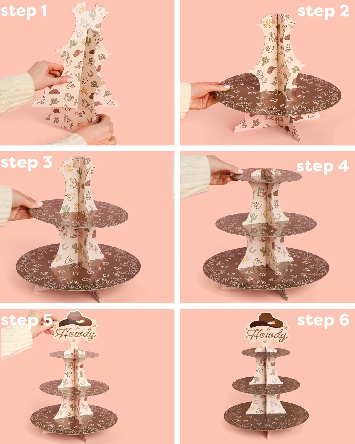 Homiva Store xo, Fetti Western - Cupcake Stand Tier avaliação e preço