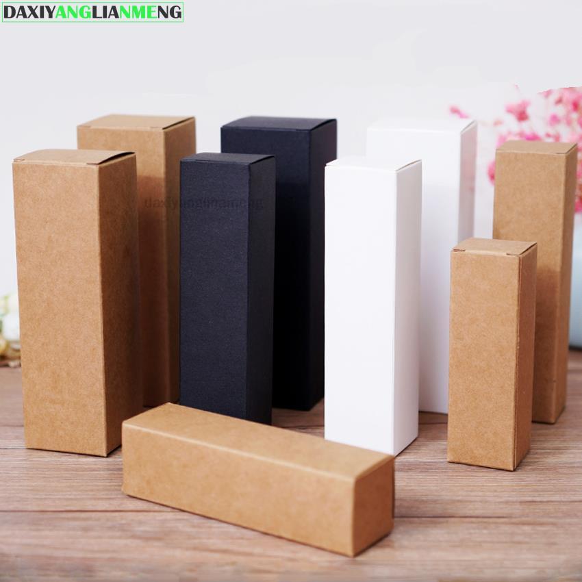 50pcs/lot 37x37x118mm  Kraft P - Event Party Box avaliação e preço