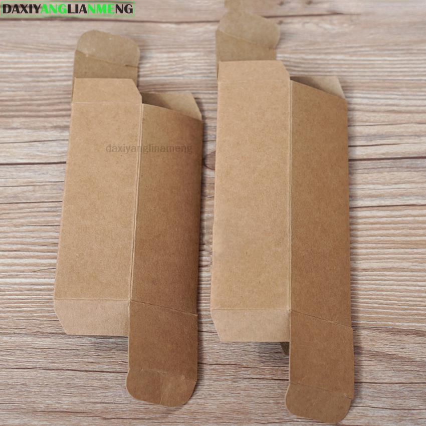 50pcs/lot 37x37x118mm  Kraft P - Event Party Box avaliação e preço