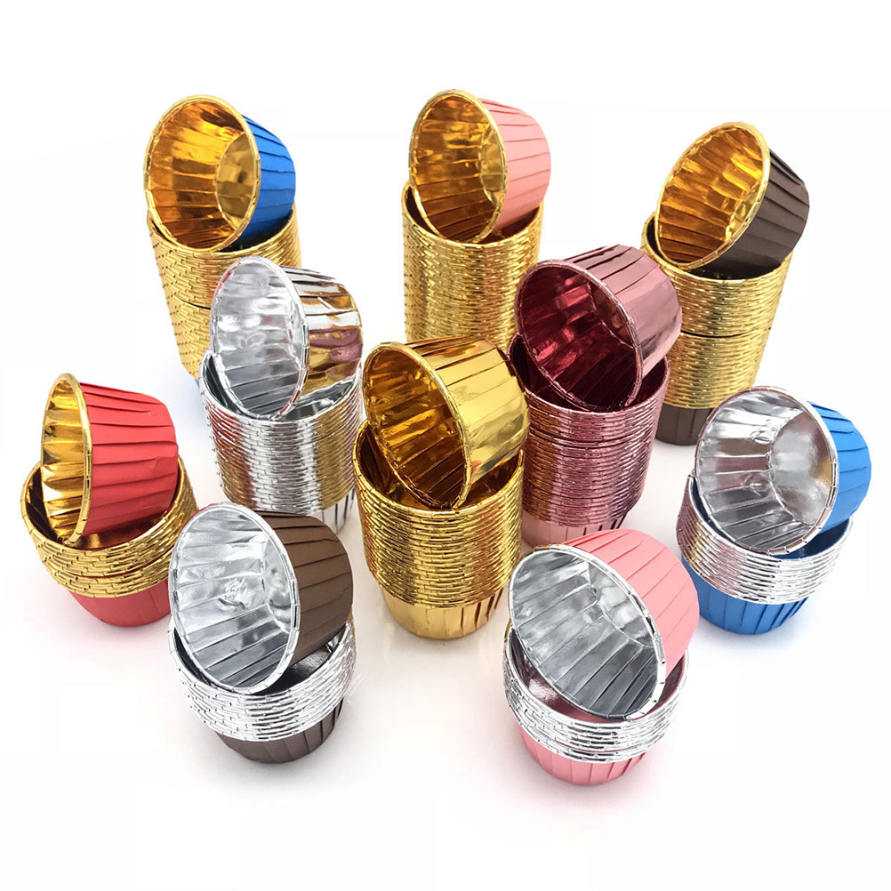 50Pcs Disposable Paper Cake Cu - Plastic Cup 50Pcs avaliação e preço