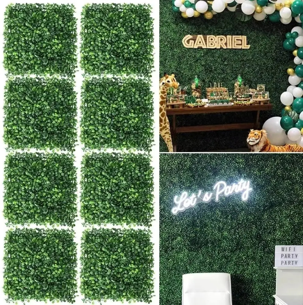 10 Pcs 25 CM Artificial Eucaly - Flower Wall Panel avaliação e preço