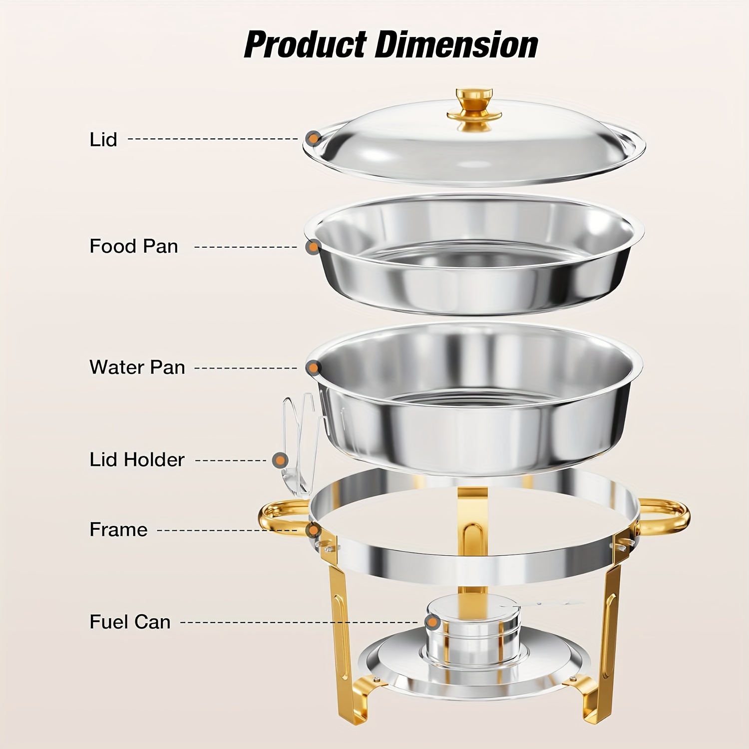 6/9QT Chafing Dishes For Buffe - Event & Party Supply Photos avaliação e preço